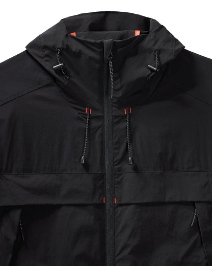 Weekend Offender Talamanca Windbreaker Jacket // SVART