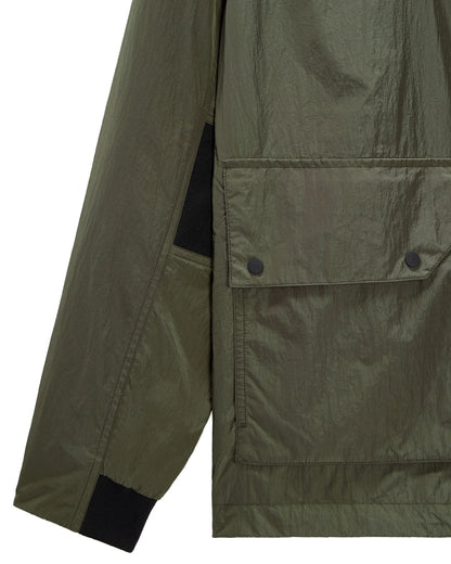 Weekend Offender Valencia Mesh Face Shield Jacket // CASTLE GREEN