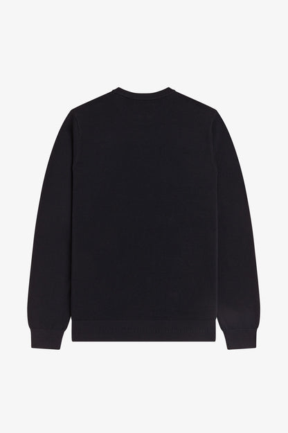 Fred Perry Piqué Stitch Jumper // NAVY 795