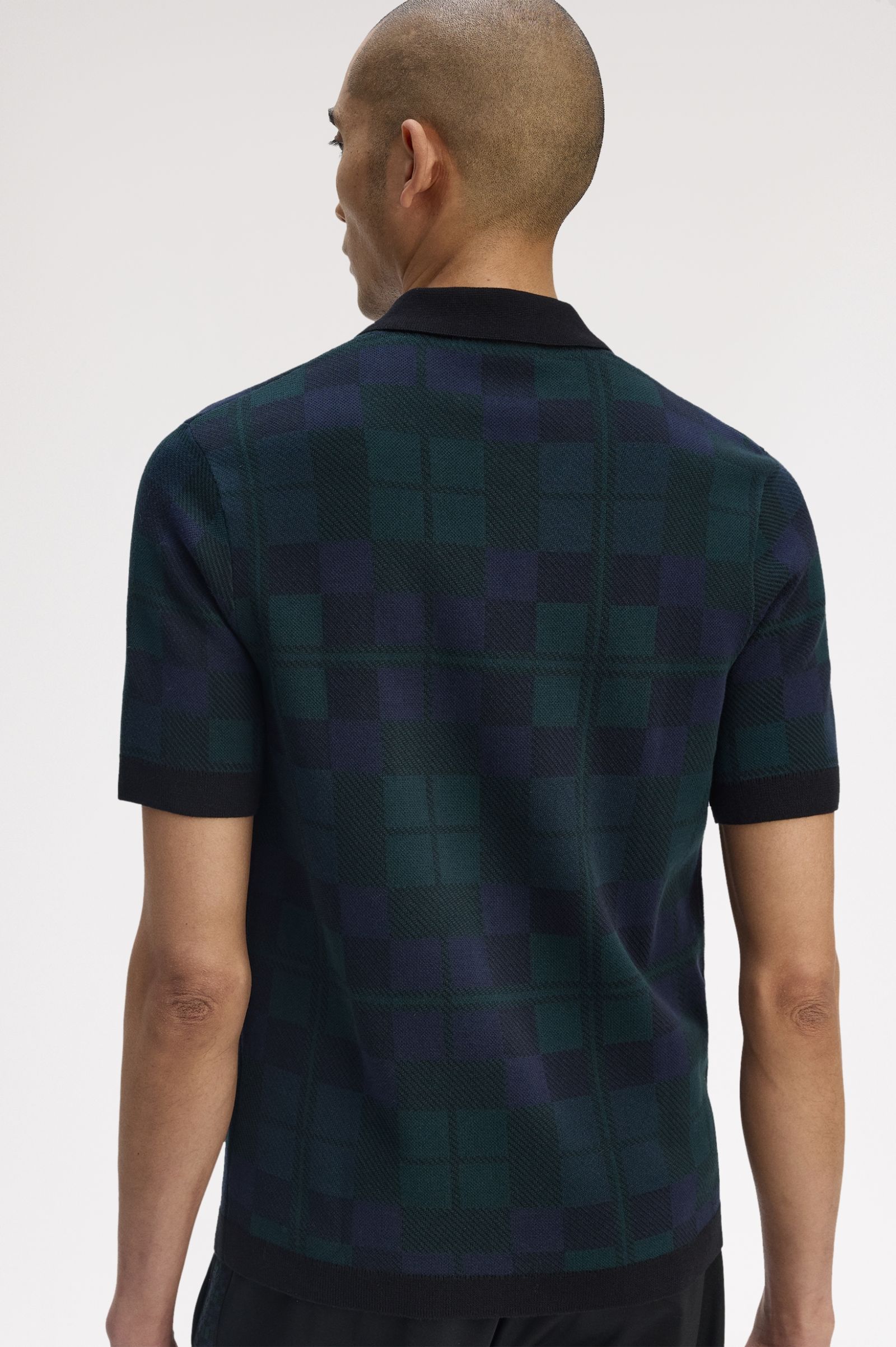 Fred Perry Black Watch Knit K1553 // TARTAN 37A