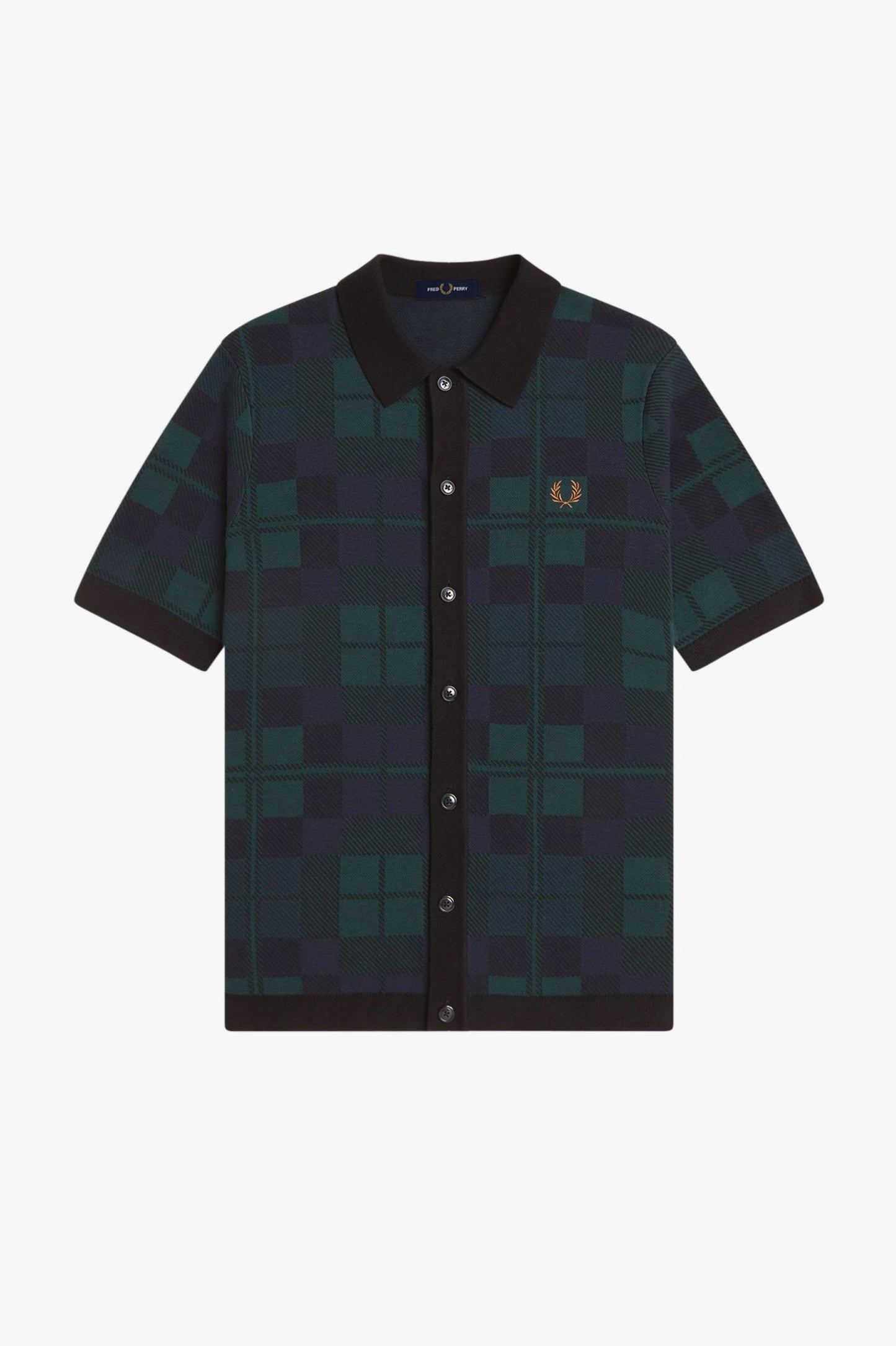 Fred Perry Black Watch Knit K1553 // TARTAN 37A