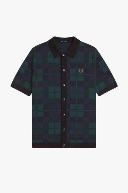 Fred Perry Black Watch Knit K1553 // TARTAN 37A