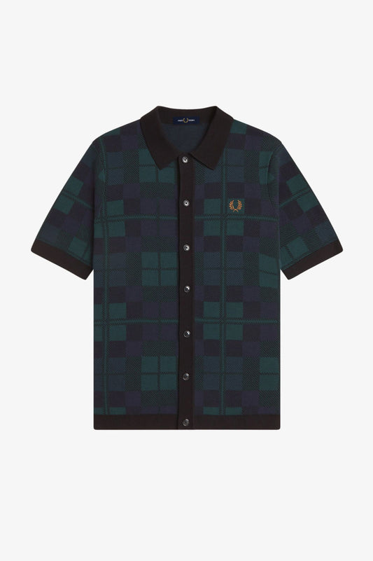 Fred Perry Black Watch Knit K1553 // TARTAN 37A