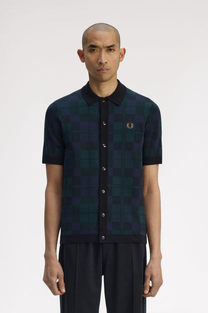 Fred Perry Black Watch Knit K1553 // TARTAN 37A