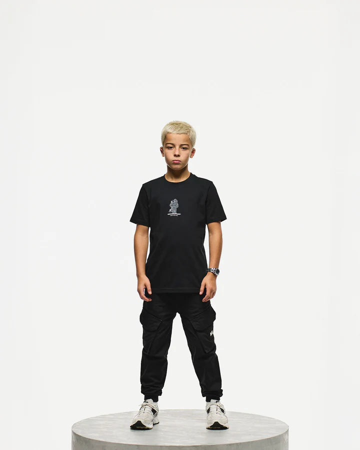 Weekend Offender KIDS Reggie Graphic T-Shirt // BLACK