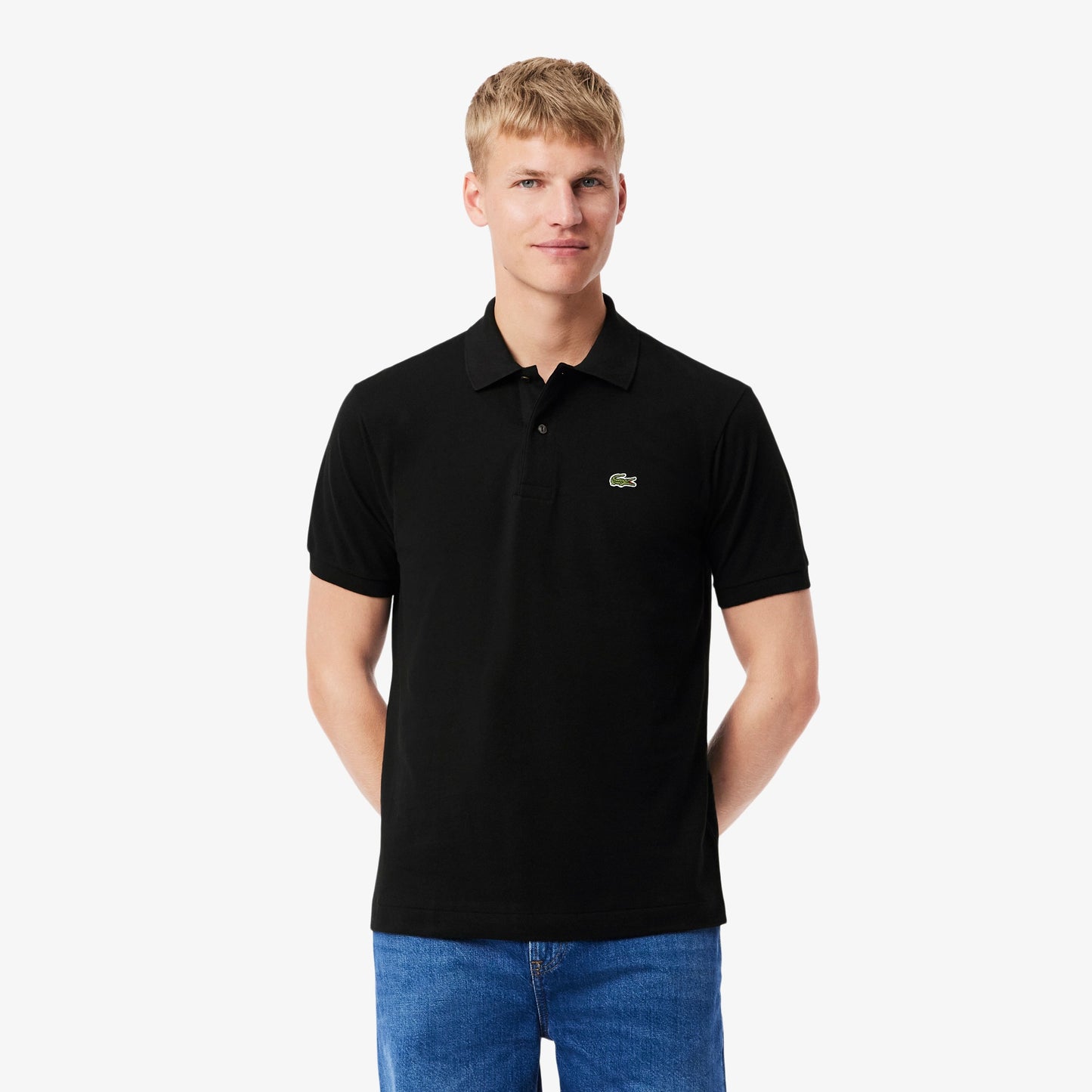 Lacoste Classic Fit L.12.12 Original Polo Shirt // BLACK 031