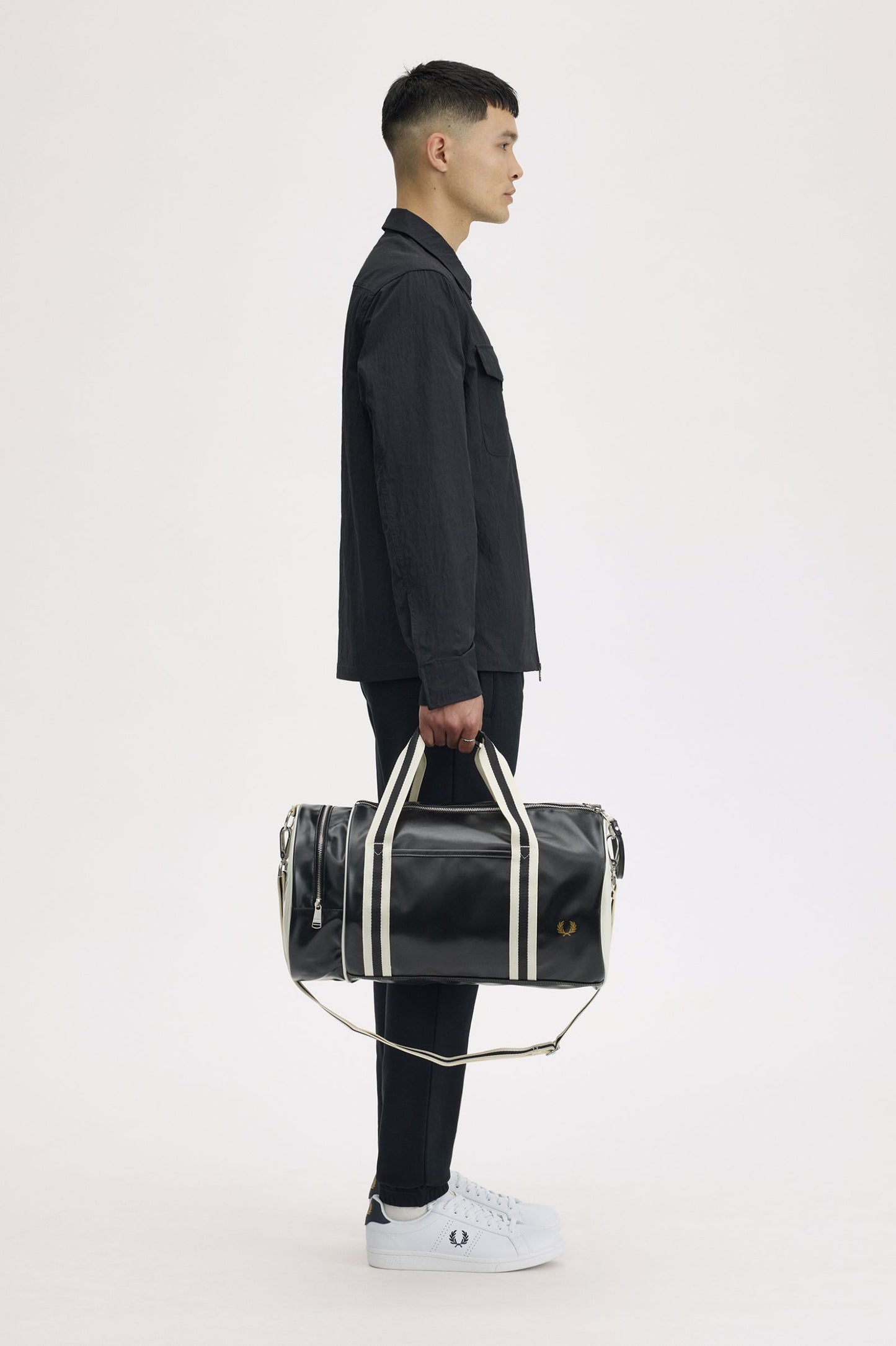 Fred Perry Barrel Bag L7255 // BLACK