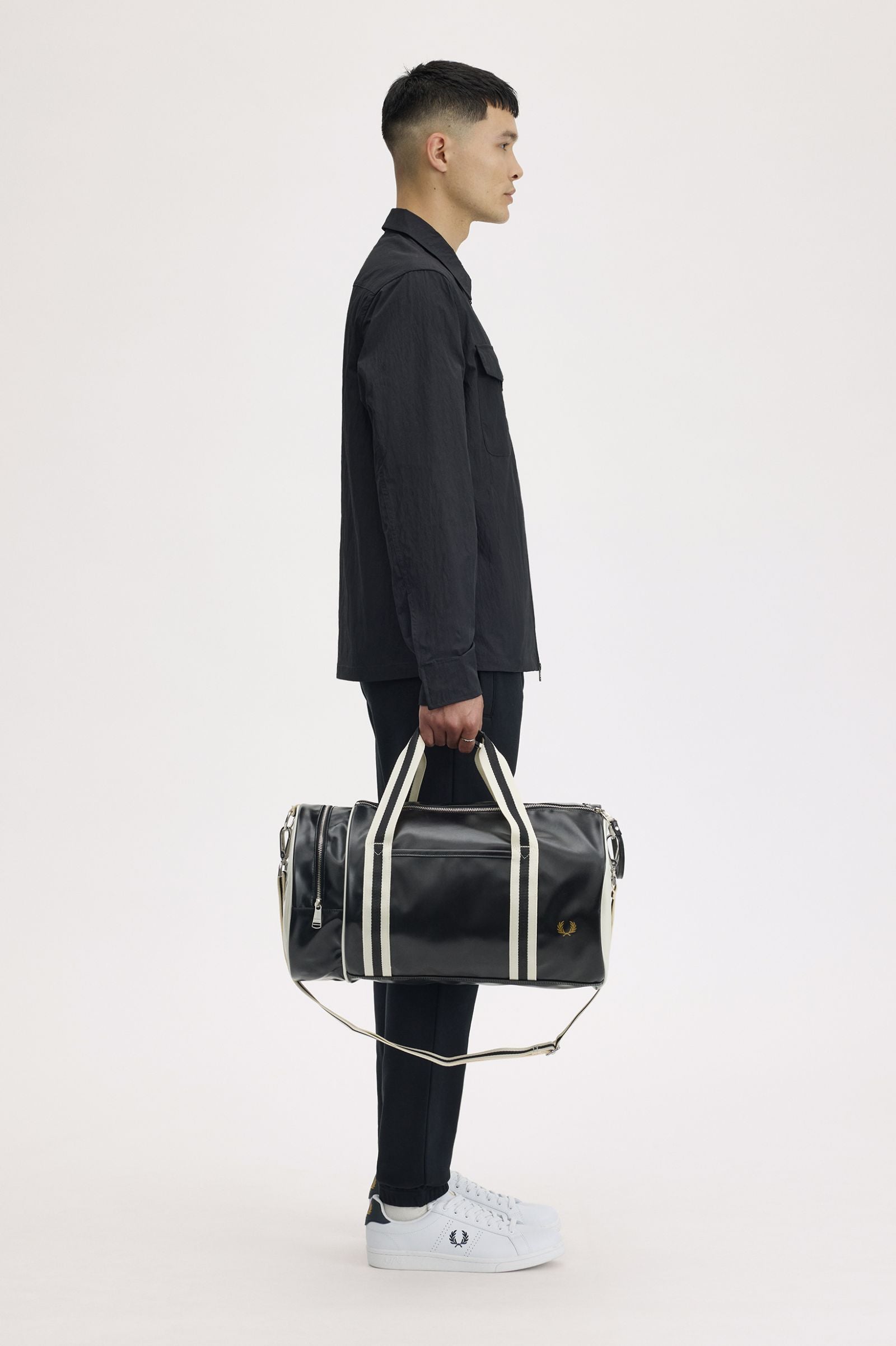 Fred Perry Barrel Bag L7255 // BLACK