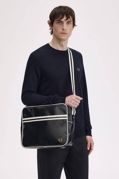 Fred Perry Shoulder Bag L8257 // BLACK/ECRU D57