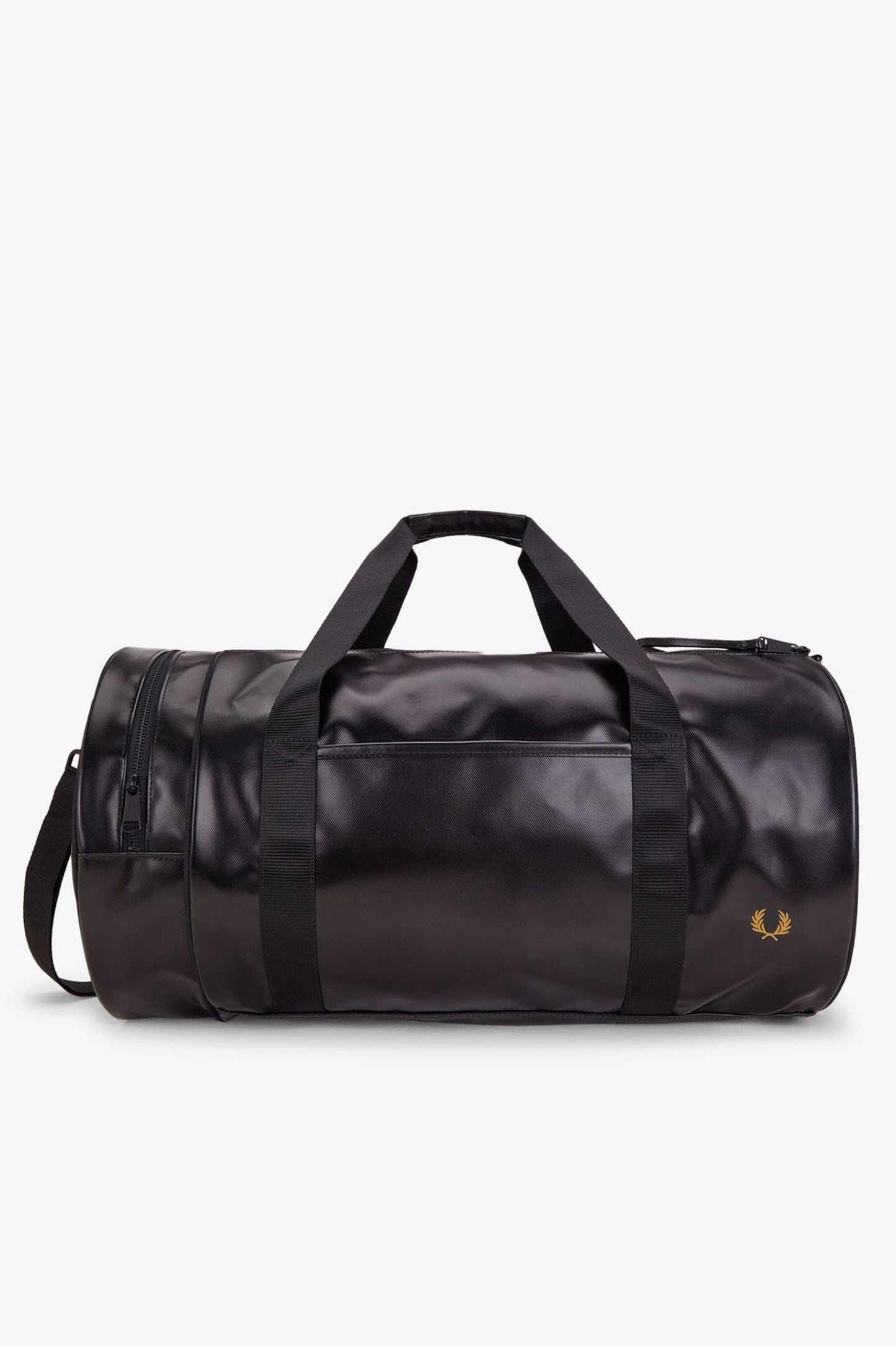 Fred Perry Barrel Bag L7260 // Black/Gold 774