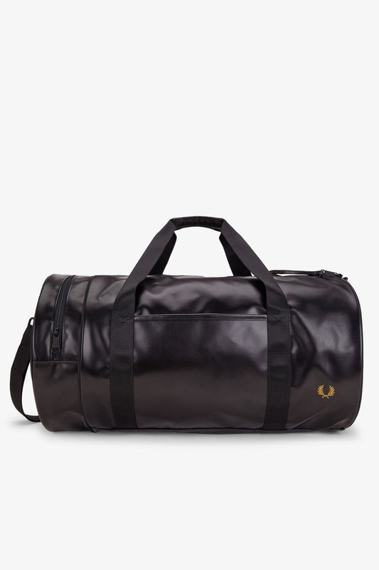 Fred Perry Barrel Bag L7260 // Black/Gold 774