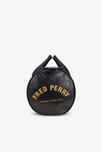 Fred Perry Barrel Bag L7260 // Black/Gold 774