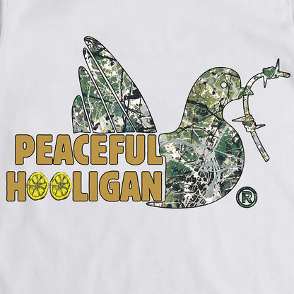 Peaceful Hooligan Roses T-Shirt // WHITE