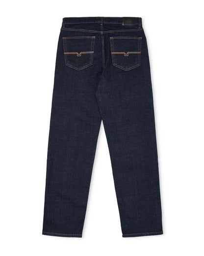Weekend Offender Loose Fit Denim Jeans // DARK RINSE