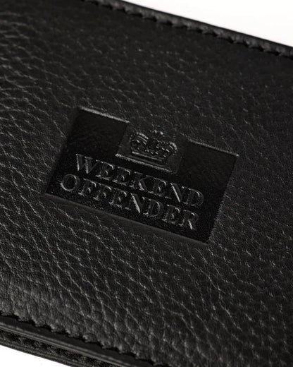 Weekend Offender Leather Billfold Wallet With Gift Box // BLACK