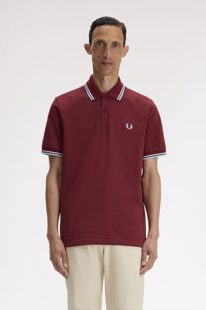 Fred Perry M12 Polo // MAROON 16B