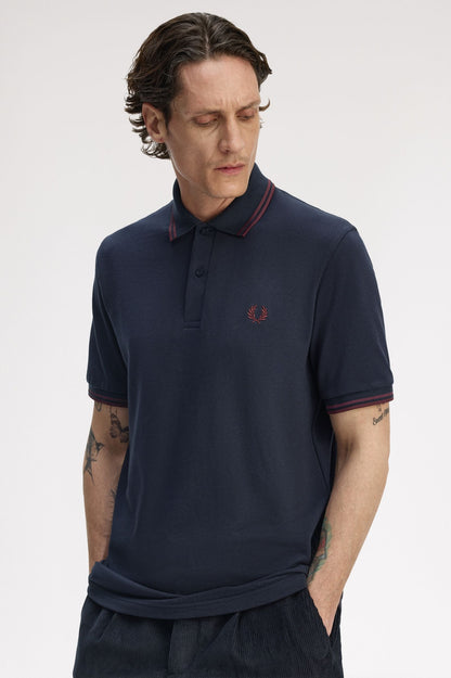Fred Perry M12 Made In England Polo // NAVY 68A