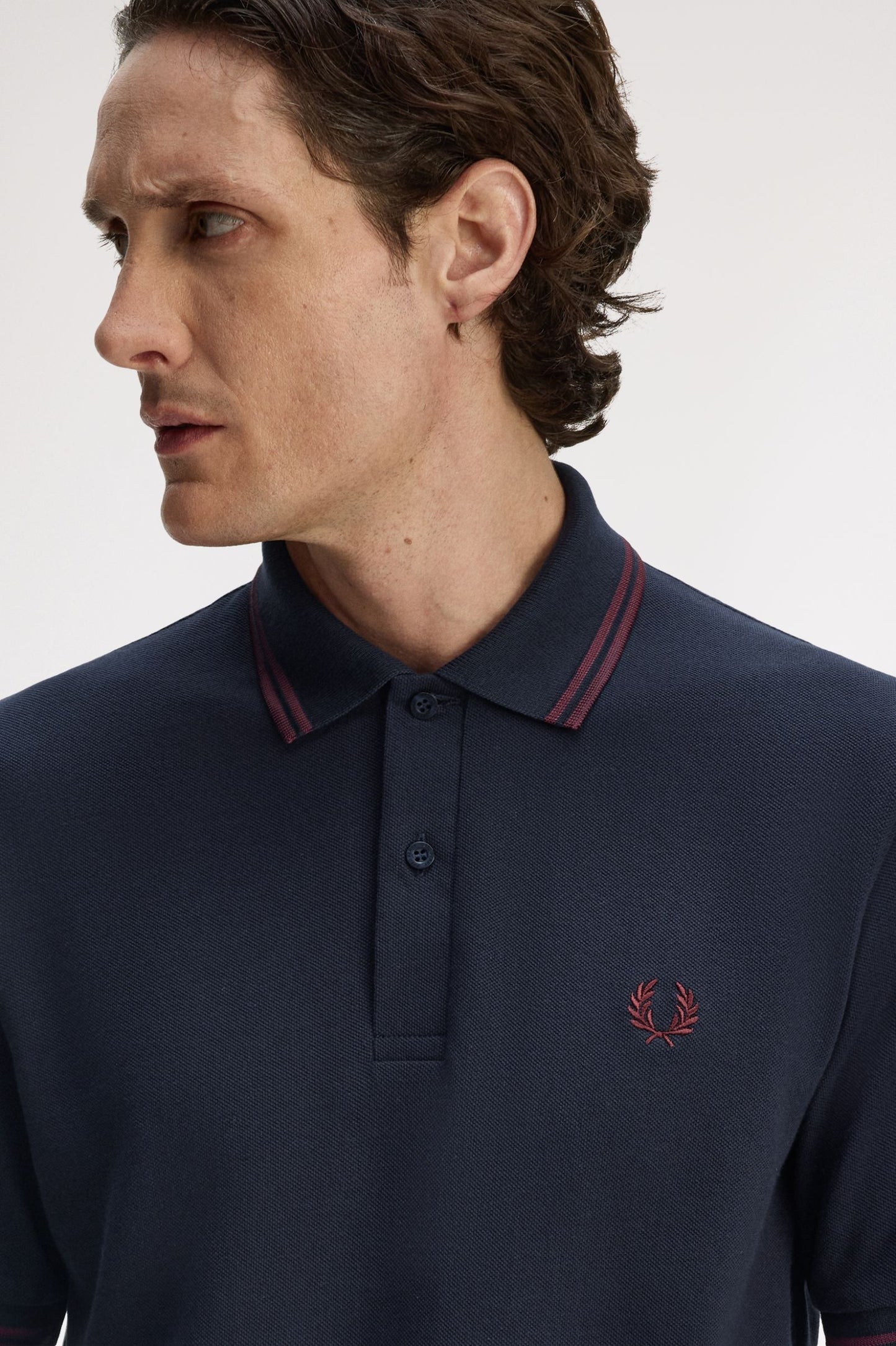 Fred Perry M12 Made In England Polo // NAVY 68A