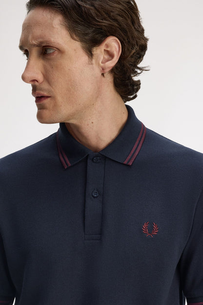 Fred Perry M12 Made In England Polo // NAVY 68A