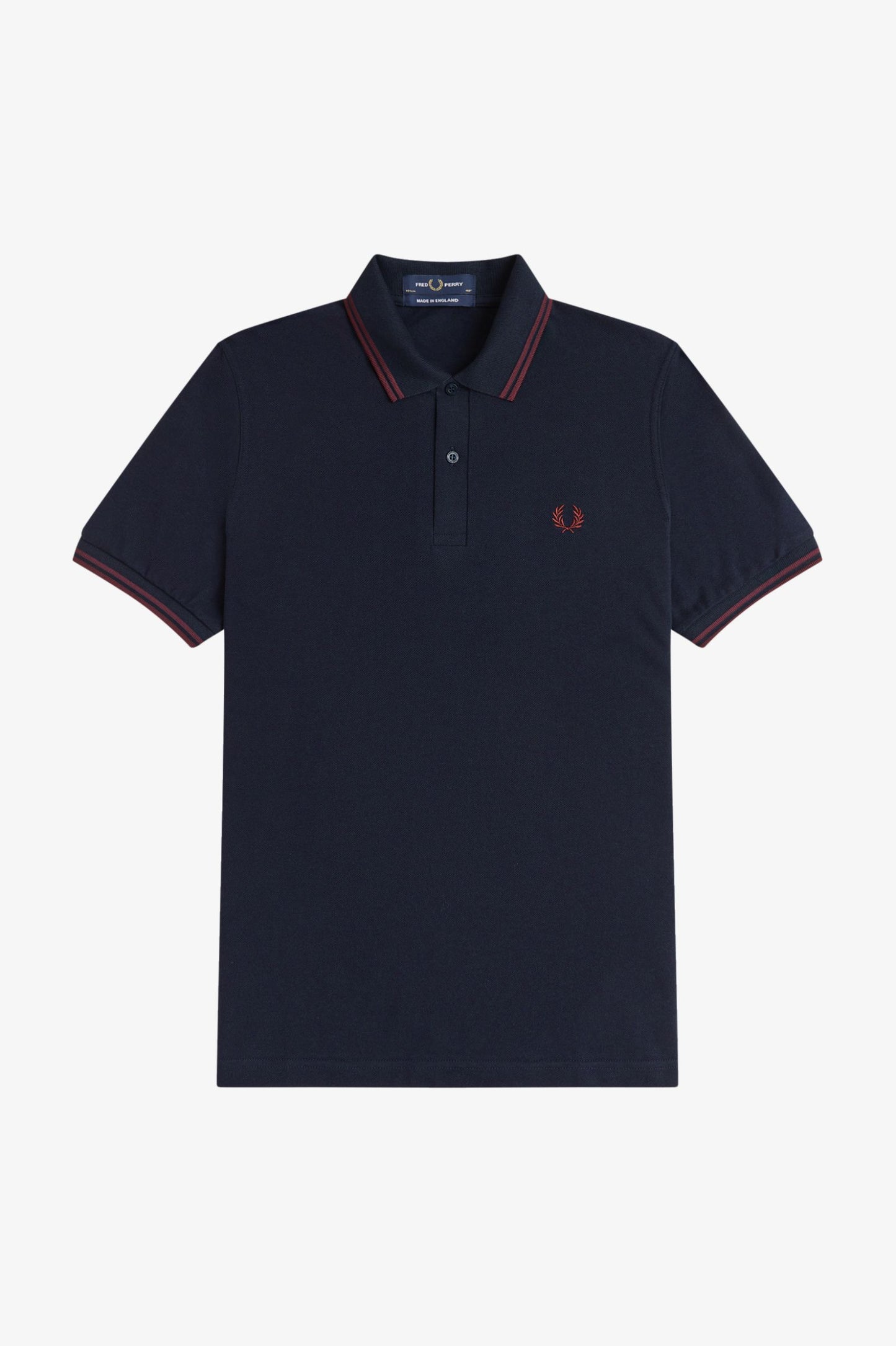 Fred Perry M12 Made In England Polo // NAVY 68A