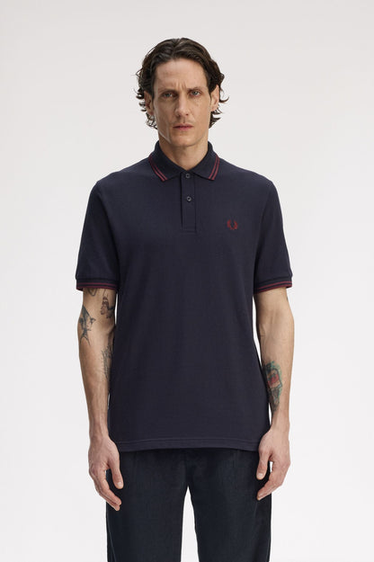 Fred Perry M12 Made In England Polo // NAVY 68A