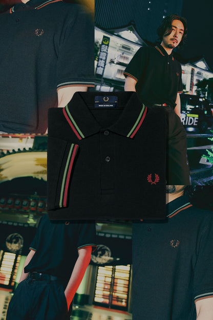 Fred Perry M12 S18 Made in England Shirt // BLACK