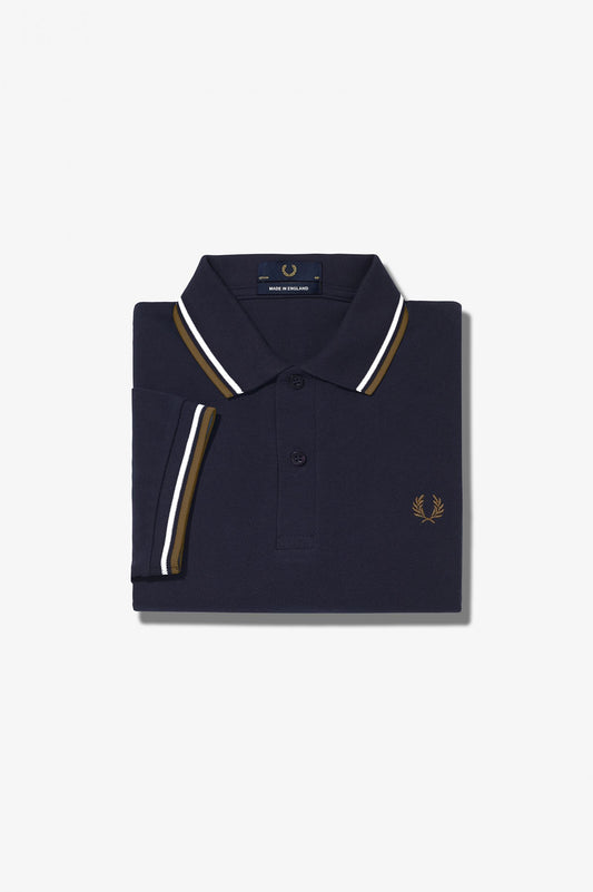 Fred Perry M12 S50 Made in England Shirt // NAVY/ECRU