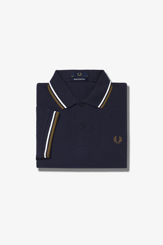 Fred Perry M12 S50 Made in England Shirt // NAVY/ECRU