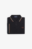 Fred Perry M12 T24 Made in England Shirt // BLACK/OATM