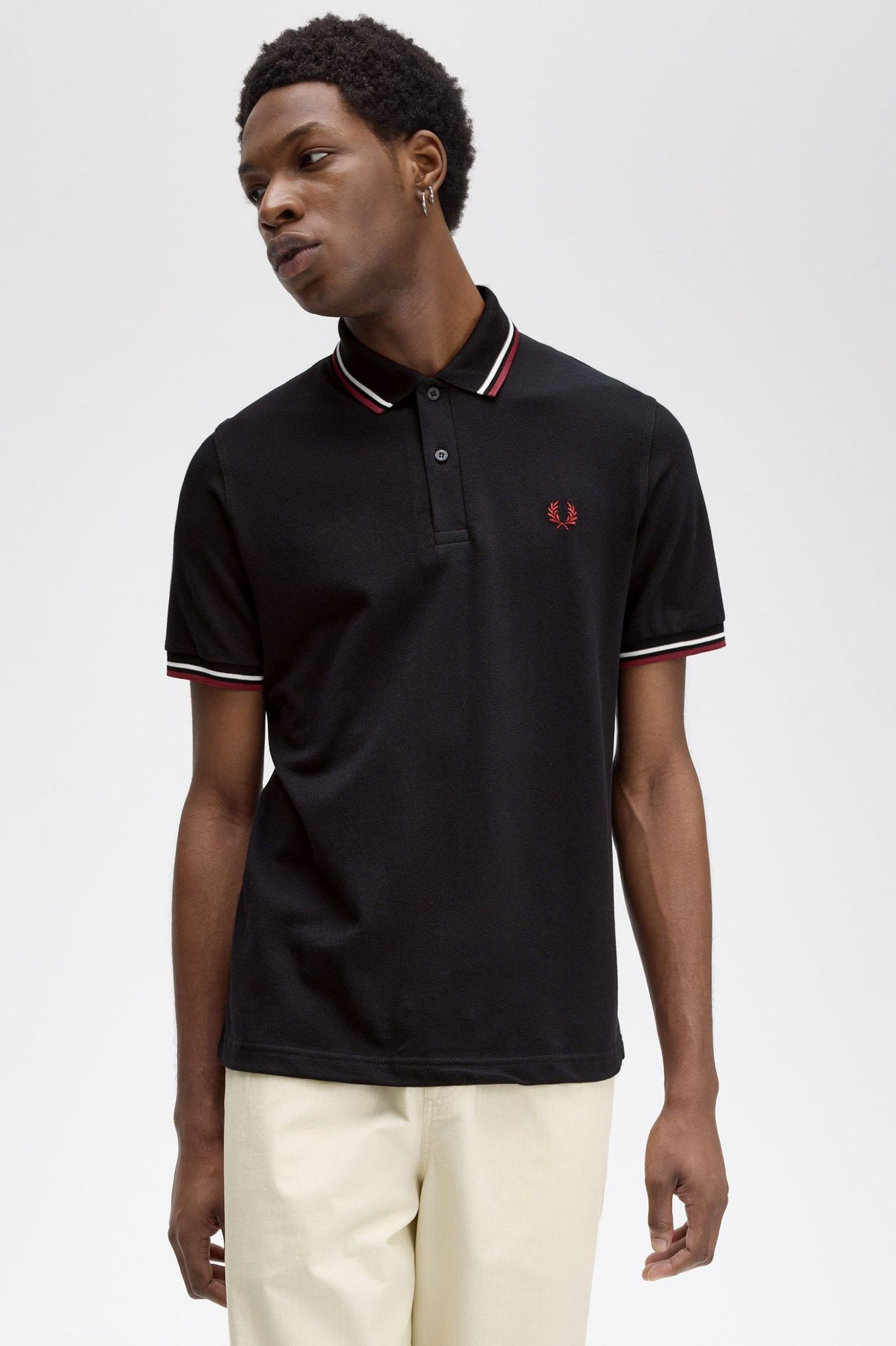 Fred Perry M12 Made In England Polo // BLACK T29