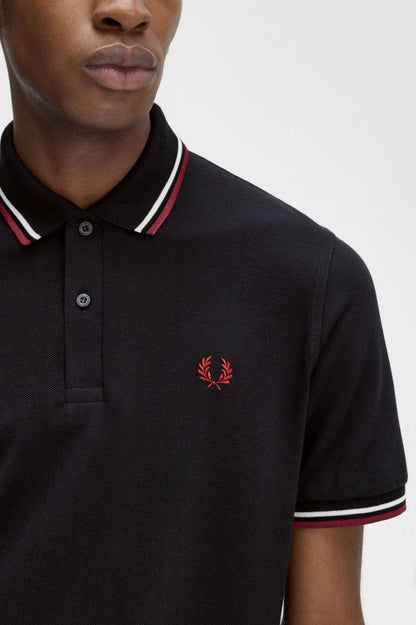 Fred Perry M12 Made In England Polo // BLACK T29