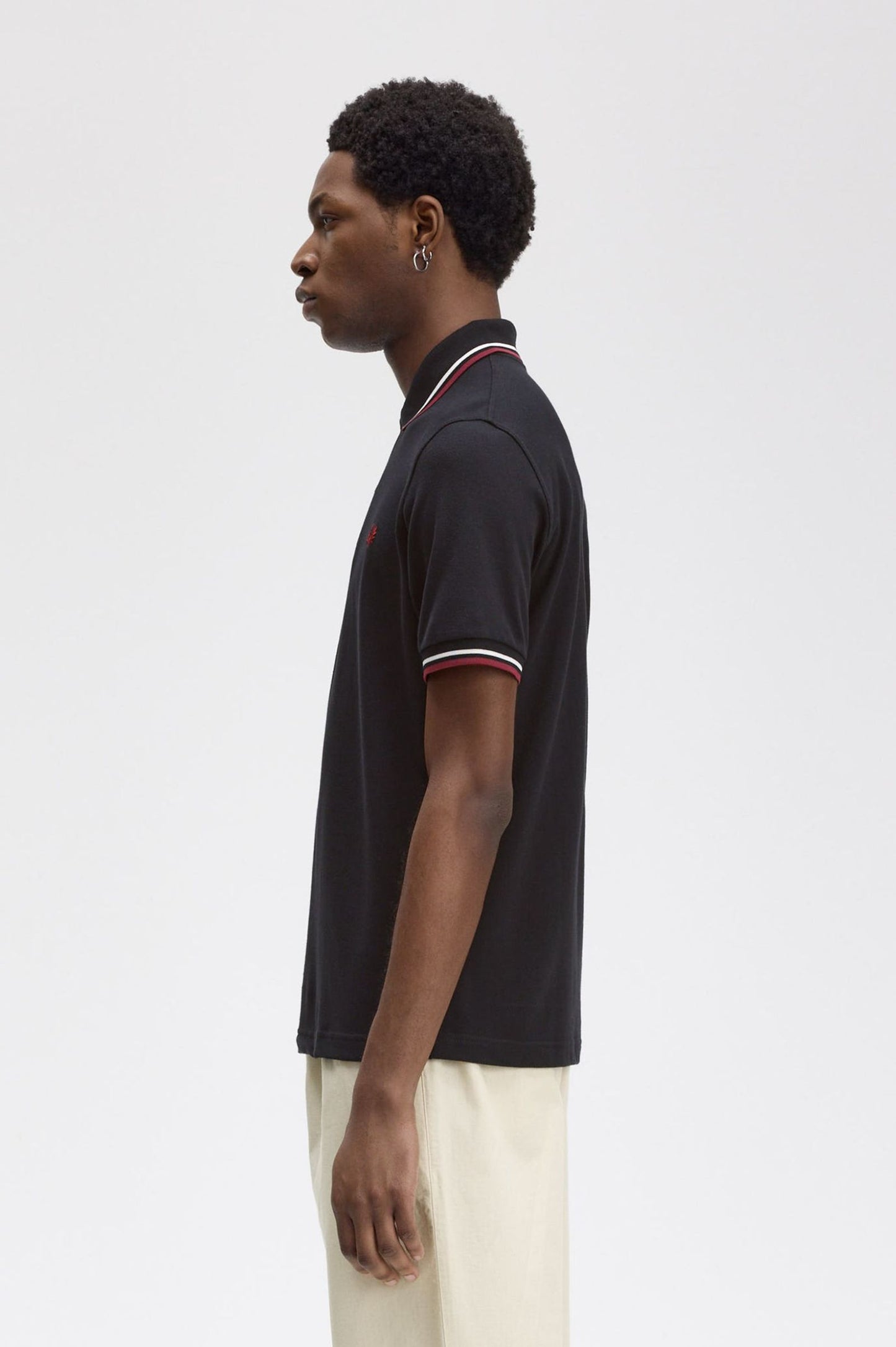 Fred Perry M12 Made In England Polo // BLACK T29