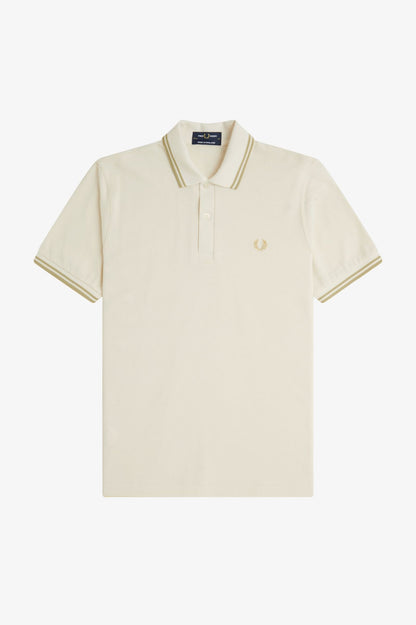 Fred Perry M12 Made In England Polo // LIGHT ECRU Y82