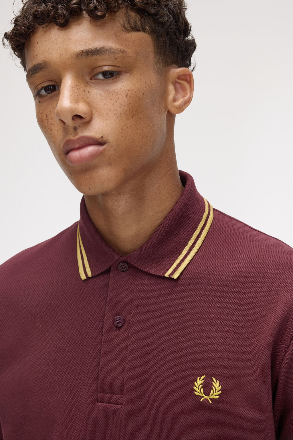 Fred Perry M12 Made in England Polo // OXBLOOD Y89