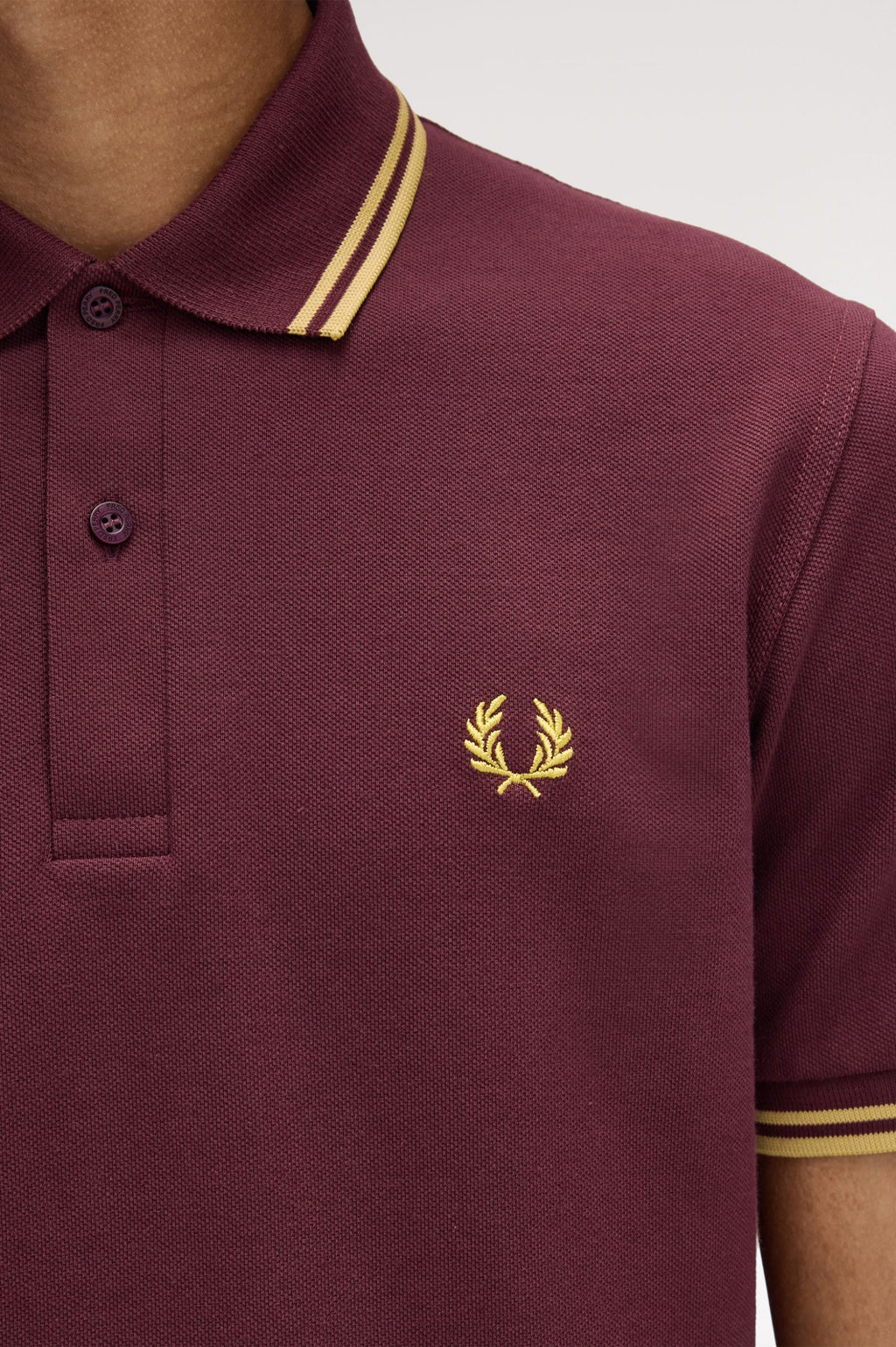 Fred Perry M12 Made in England Polo // OXBLOOD Y89