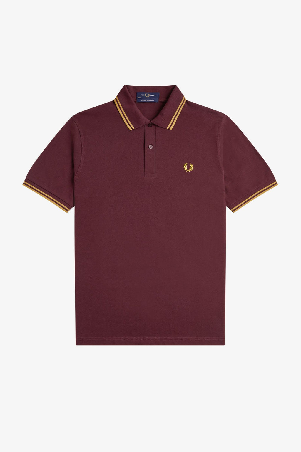 Fred Perry M12 Made in England Polo // OXBLOOD Y89