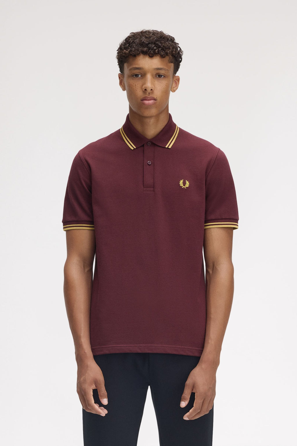 Fred Perry M12 Made in England Polo // OXBLOOD Y89