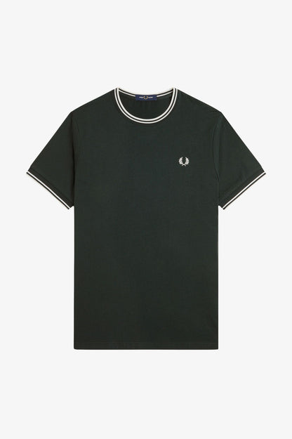 Fred Perry Twin Tipped T-Shirt M1588V // NIGHT GREEN T50