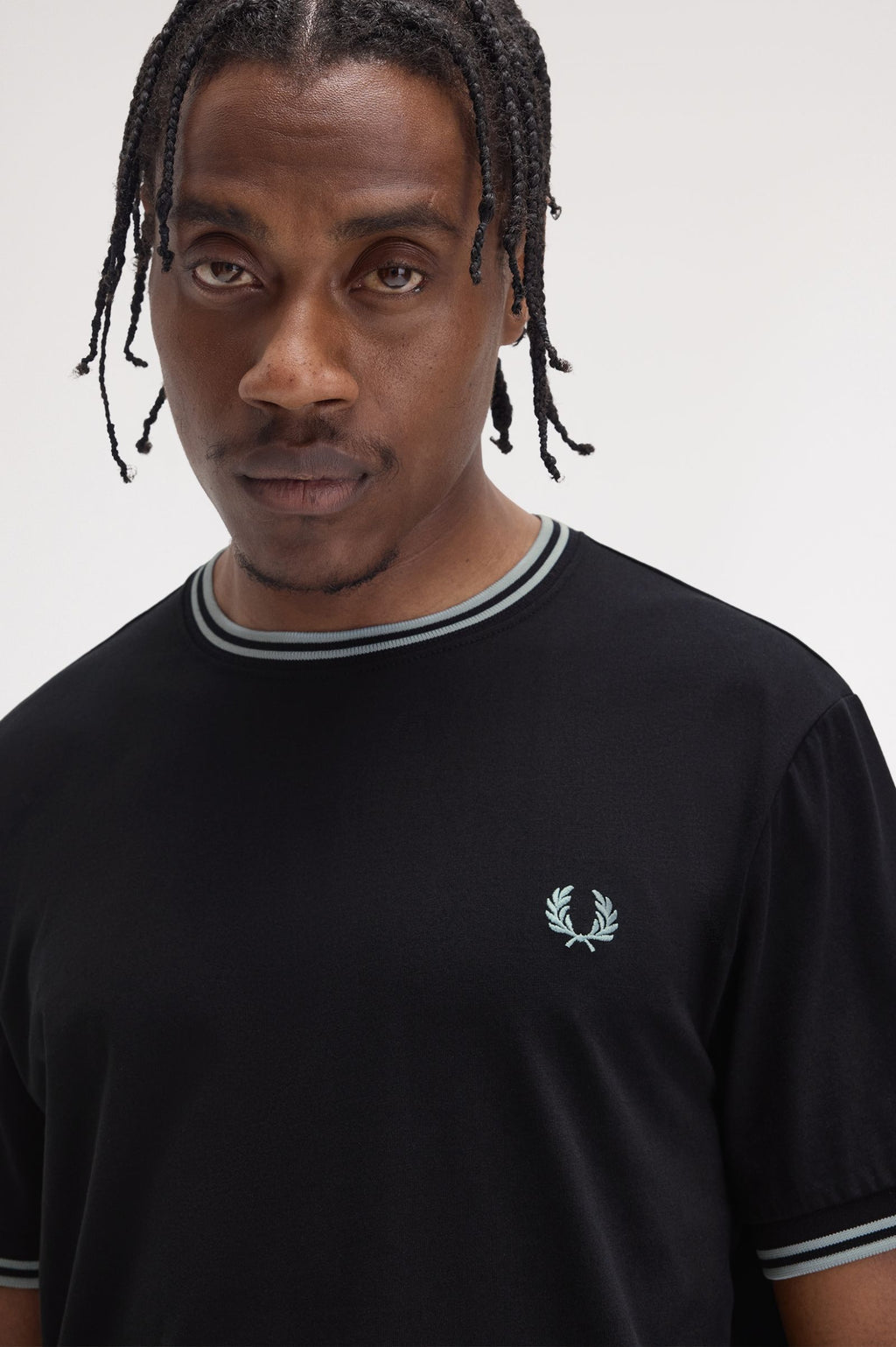Fred Perry Twin Tipped T-Shirt M1588 // BLACK Q46