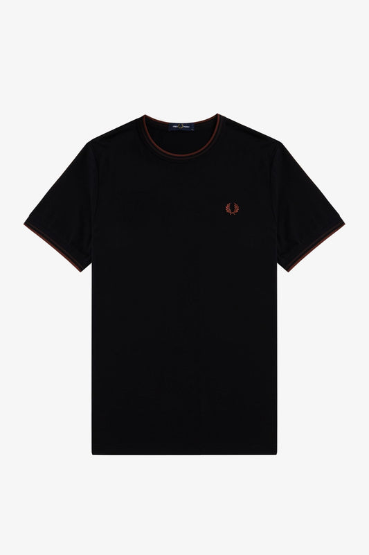 Fred Perry Twin Tipped T-Shirt M1588 // BLACK W68