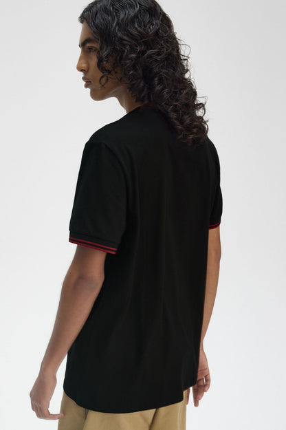 Fred Perry Twin Tipped T-Shirt M1588 // BLACK Y42