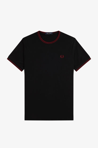 Fred Perry Twin Tipped T-Shirt M1588 // BLACK Y42