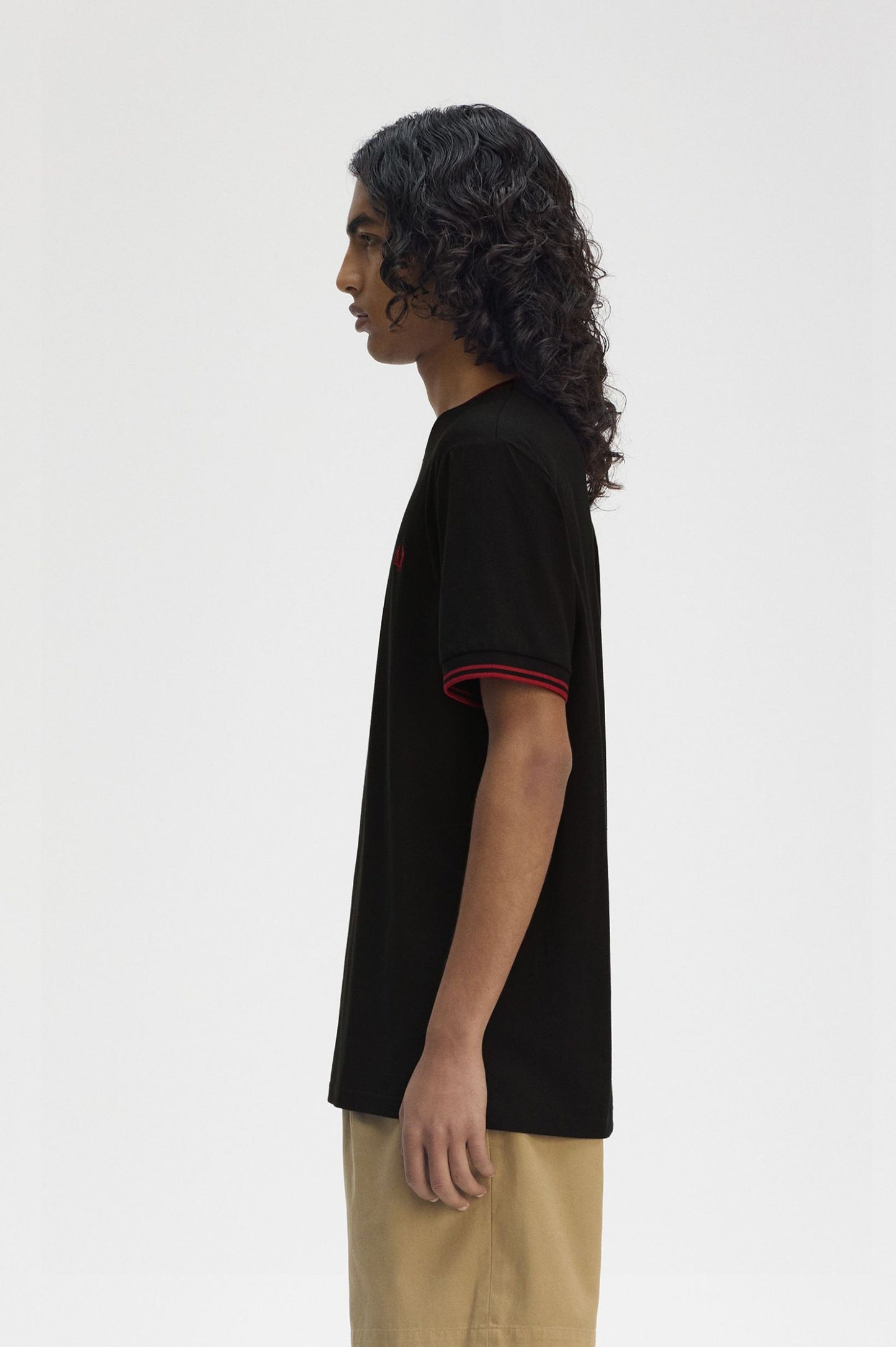 Fred Perry Twin Tipped T-Shirt M1588 // BLACK Y42