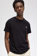 Fred Perry Crew Neck T-Shirt M1600 // BLACK 102