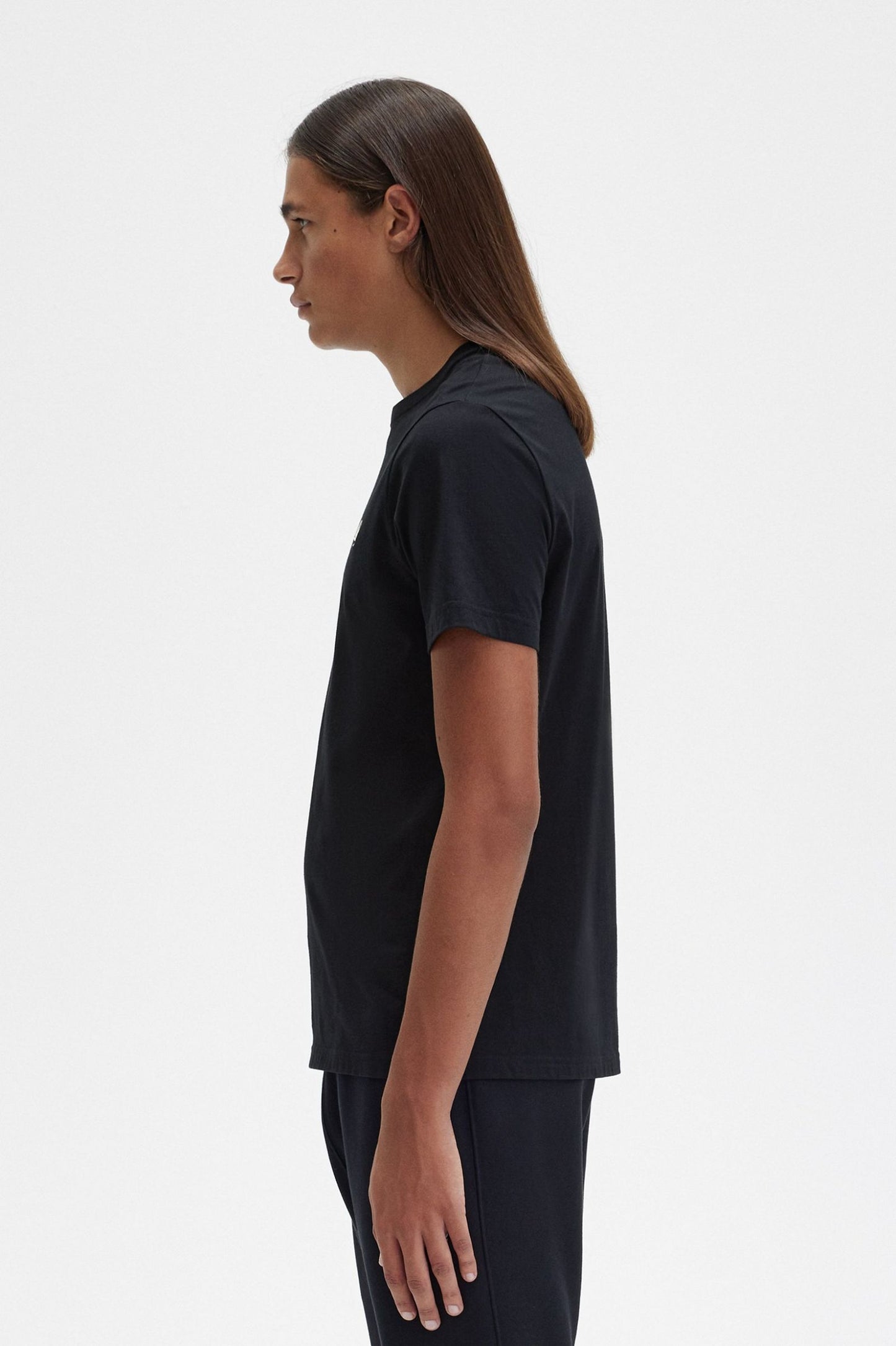 Fred Perry Crew Neck Tee M1600 // BLACK 102