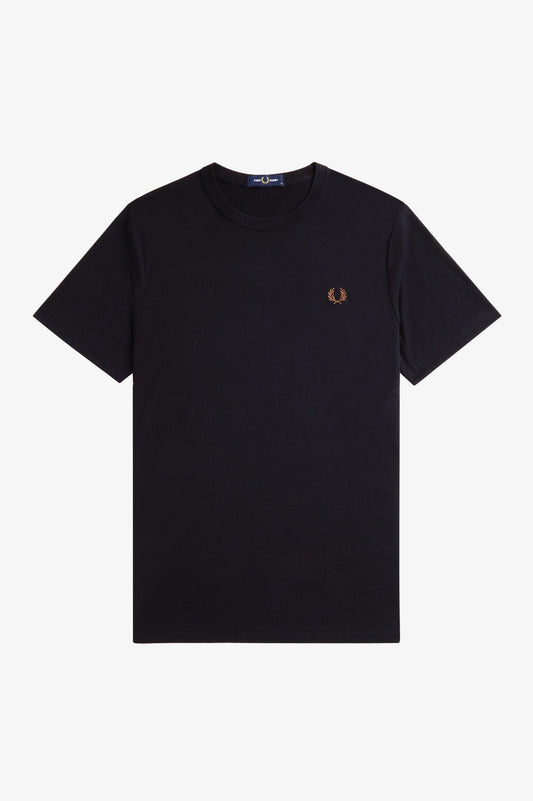 Fred Perry Crew Neck T-Shirt M1600 // BLACK X56