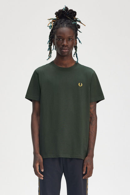 Fred Perry Crew Neck T-Shirt M1600 // COURT GREEN X89