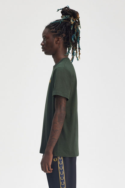 Fred Perry Crew Neck T-Shirt M1600 // COURT GREEN X89