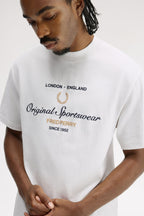 Fred Perry M2406 Original Sportswear T-Shirt // SNOW WHITE 129
