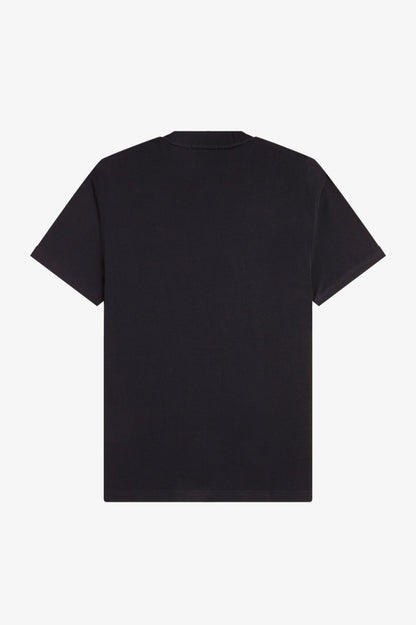 Fred Perry Pocket Detail T-Shirt // BLACK 102